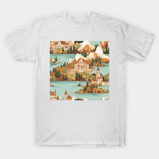 Castles Pattern 2 - Bavaria T-Shirt